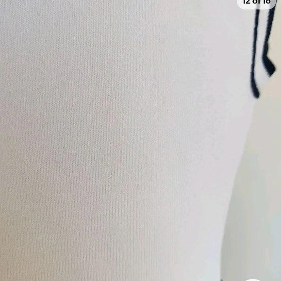 NWTCTed Baker US 16 white black cocktail STREACH Dress - Picture 5 of 15